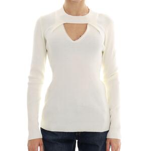 MAGLIA CUT-OUT MOLLY BRACKEN BIANCO